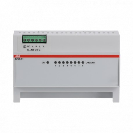 2CDG120082R0011 IS/S 8.1.1 NIESSEN IP switch, 8 puertos, DIN