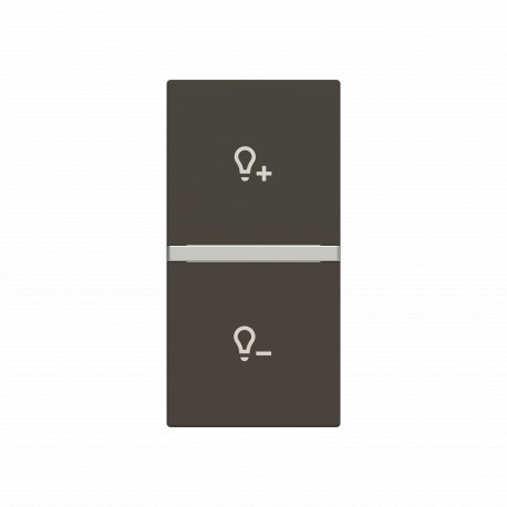 2CLA210946N1801 N2109.46 AN NIESSEN Tecla dupla: int/press. dimmer 1M AN