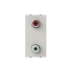 2CLA215520N6201 N2155.2 DN NIESSEN Toma VDI 2RCA conexión con tornillo DN