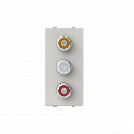2CLA215530N6201 N2155.3 DN NIESSEN Conexão de soquete 3RCA VDI com parafuso DN