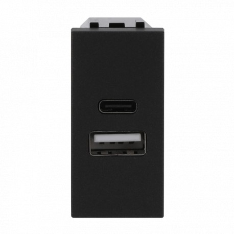 2CLA218530N1801 N2185.3 AN NIESSEN Cargador USB-A+C 10,5W 1M AN