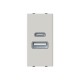 2CLA218530N6201 N2185.3 DN NIESSEN Cargador USB-A+C 10,5W 1M DN