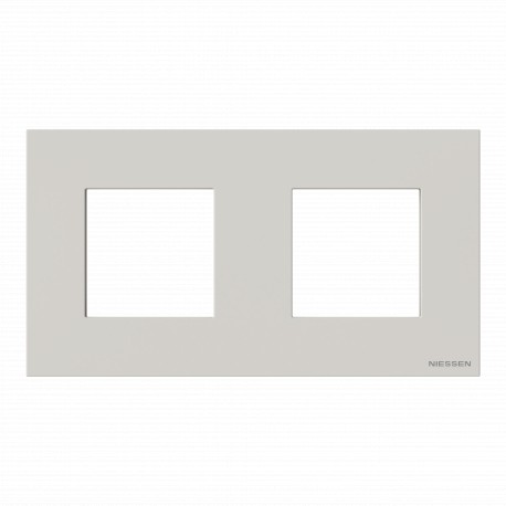 2CLA227244N6201 N2272.44 DN NIESSEN Cornice IP44 2 finestre DN