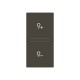 2CLA210946N1601 N2109.46 AA NIESSEN Tecla dupla: int/press. dimmer 1M AA