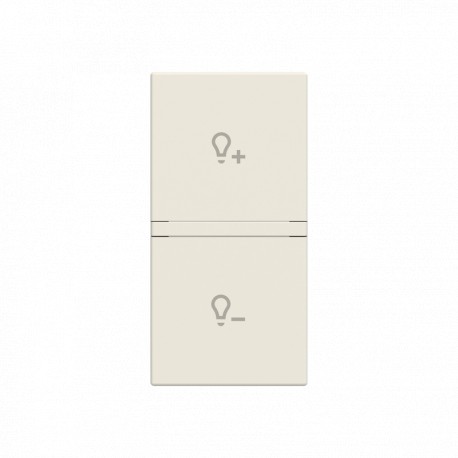 2CLA210946N1201 N2109.46 BB NIESSEN Tecla dupla: int/press. dimmer 1M BB