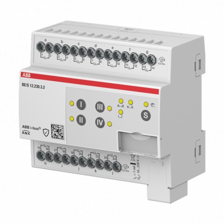 2CDG110282R0011 BE/S 12.230.3.2 NIESSEN Entr.Bin.12ca.10-230VAC/DC,contr.man.DIN