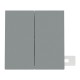 2CLA481100A1601 4811 GN NIESSEN Tecla doble IP44 GN