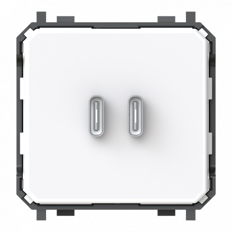 2CLA818550A1001 8185.5 NIESSEN Carregador USB C+C 30W PD