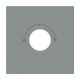 2CLA885310A1601 8853.1 GN NIESSEN GN 3-position key switch cover