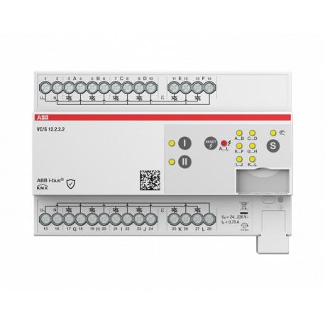 2CDG110331R0011 VC/S12.2.2.2 NIESSEN VC/S12.2.2.2 Valve Drive Controller, 12-fold, Manual Operation, MDRC