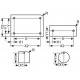 8606206003 MURRPLASTIK Labelling ALU/K Aluminium eloxiert Rectangular design Anodised black