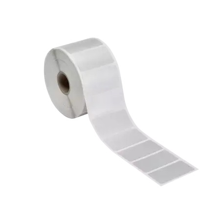 86496556 MURRPLASTIK Labelling TEA polyester label Rectangular design Silver