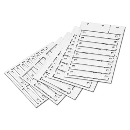 86282018 MURRPLASTIK Plaque d’identification KSM 65x14 PP-V0, ws