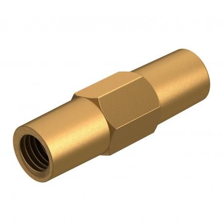 2019 16 5001190 OBO BETTERMANN Union for ground threaded rod 72x21 Reddish bronze, CuSn