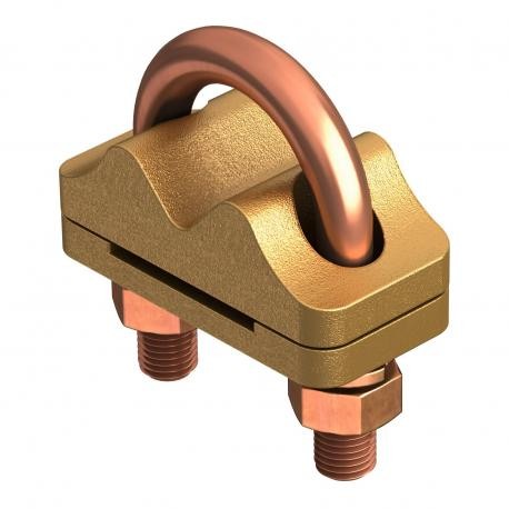 2740 16 KL 5001513 OBO BETTERMANN Connection clamp for RD16/FL25 59x25x65 Reddish bronze, CuSn