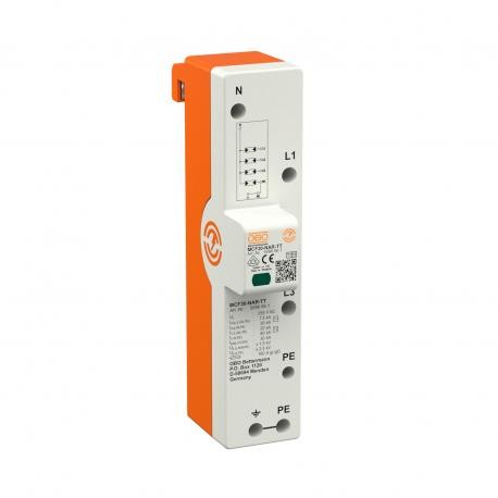 MCF30-NAR-TT 5096961 OBO BETTERMANN descarregar. 1+2 fixação barra 3 postes com NPE 255V