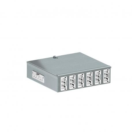 UVS-WIN 6W 6107988 OBO BETTERMANN Distribuidor sub-piso com WINSTA, 1I 6O 150x163x46, aço, St.
