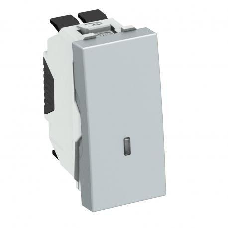 WS-UKL AL0.5 6120930 OBO BETTERMANN Multiple switch with indicator light 10 A, 250 V Aluminum lacquered Poly..