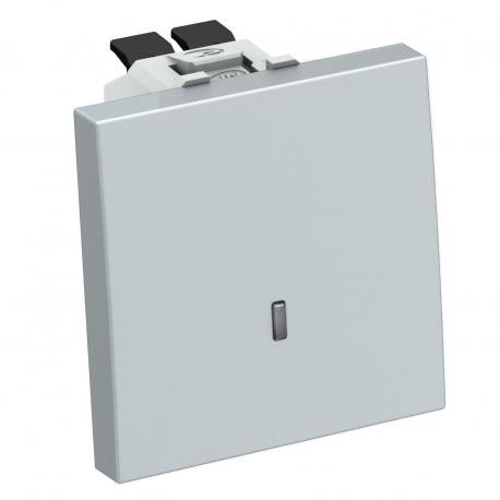 WS-UKL AL1 6120942 OBO BETTERMANN Multiple switch with indicator light 10 A, 250 V Aluminum lacquered Polyca..