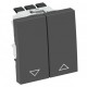 RT-BS SWGR1 6120982 OBO BETTERMANN Blind pushbutton 10 A, 250 V greyish black 7021 Polycarbonate, PC