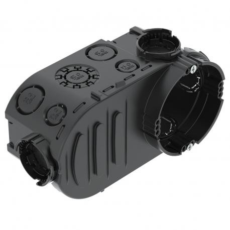 UE 66 2003726 OBO BETTERMANN UP Box pour mécanismes EU 66, avec vis pour mécanisme Ø60xH66x148 Polypropylène..