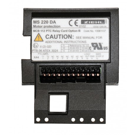 130B1137 VLT® PTC Thermistor Card MCB 112, ctd DANFOSS DRIVES VLT® carte thermistance PTC MCB 112, ctd