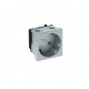 STD-D3S AL1 6120083 OBO BETTERMANN 33° electrical socket, simple STD-D3S AL1, ground connection 250V, 10/16A..