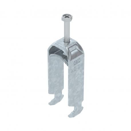 BS-H2-M-28 FT 1186023 OBO BETTERMANN Clamp on profile 2056 BS-H2-M-28 FT, double die-cast aluminium, AlG Ste..
