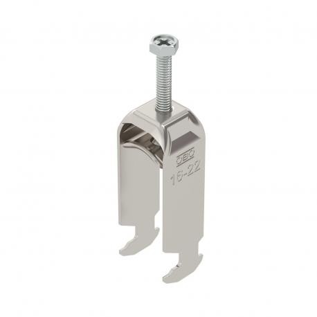 BS-H2-M-22 A2 1186117 OBO BETTERMANN Clamp on profile 2056 BS-H2-M-22 A2, double Polyamide, PA Stainless ste..