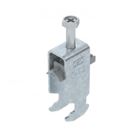 BS-H2-K-12 FT 1186203 OBO BETTERMANN Clamp on profile 2056 BS-H2-K-12 FT, double Polycarbonate, PC Steel, St..