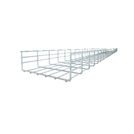SGR 105 400 FT 6003402 OBO BETTERMANN GR grid tray, 6 mm diameter wire, 105x400x3000, hot-dip galvanized ste..
