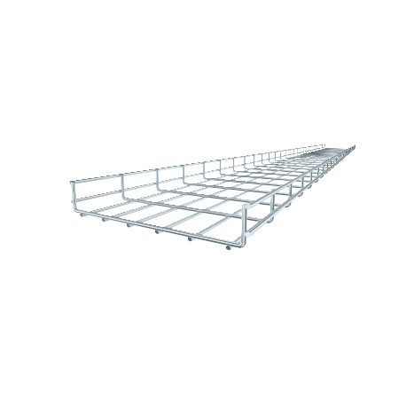 SGR 55 400 G 6005478 OBO BETTERMANN GR55x400x3000 grid tray, electro-galvanized steel, DIN EN 12329