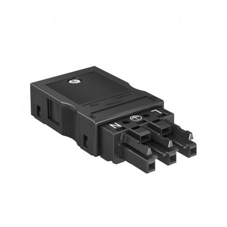 BT-WIN 3P SW 6108950 OBO BETTERMANN 3-pole connector, WINSTA 76x35x15 black Polyamide, PA