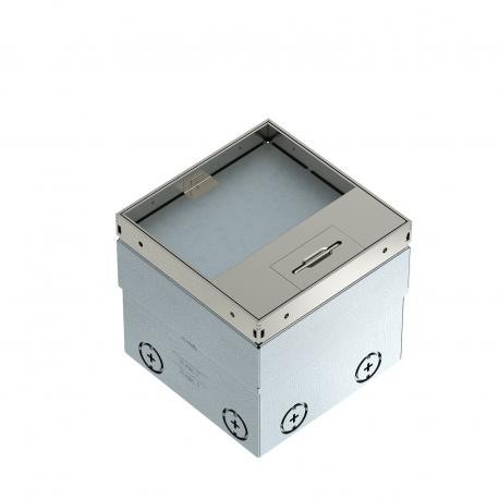 UDHOME2 GV15N 7368330 OBO BETTERMANN Complete unit with double NF socket 140x140x110, stainless steel, A2