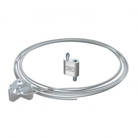 QWT UW 2 5M G 1450428 OBO BETTERMANN Suspension wire with universal angle QWT UW 2 5M G