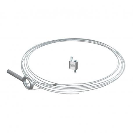 QWT AS 1 2M G 1450521 OBO BETTERMANN Aufhängedraht mit Ring QWT AS 1 2M G