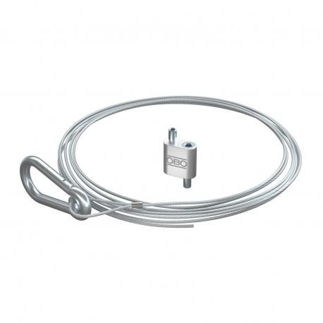 QWT SK 3 3M G 1450832 OBO BETTERMANN Aufhängedraht mit Karabiner QWT SK 3 3M G