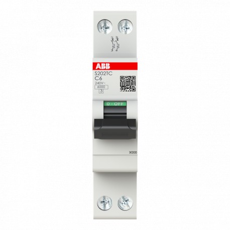 2CSS252421R0064 ABB S202TC-C6 2 6A C 6 kA
