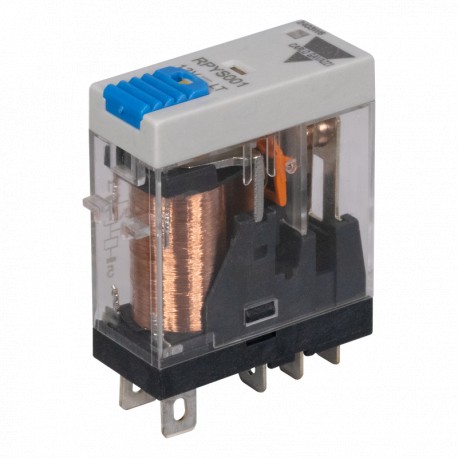 RPYS001012DLT CARLO GAVAZZI Narrow format electromechanical relays, Led version + Test button