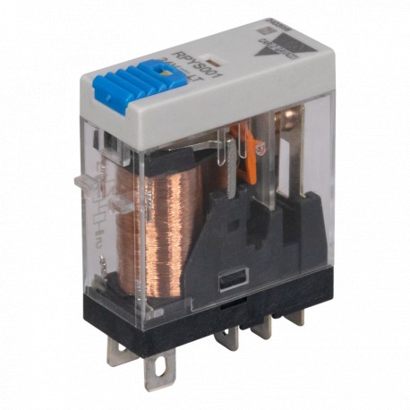 RPYS001024DLT CARLO GAVAZZI Narrow format electromechanical relays, Led version + Test button