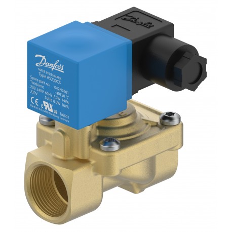 042U651719 DANFOSS REFRIGERATION Solenoid valve, EV220S, Function: NO, G, 3/4, 7 m³/h, EPDM