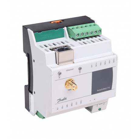 014U1603 DANFOSS REFRIGERATION SonoCollect 112, Ethernet, Stockage de données: ≥2 GB, Module M-bus, M-Bus ra..