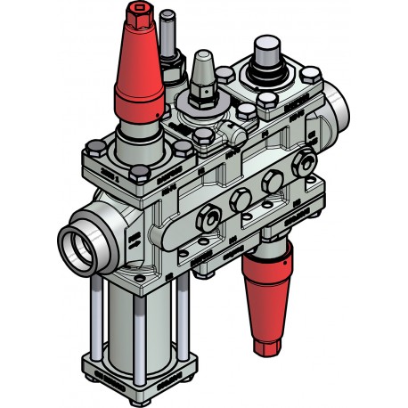 027L4049 DANFOSS REFRIGERATION Valve station, ICF 25-6-5MB, 32 mm, Connection standard: ASME B 16.11