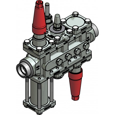 027L4162 DANFOSS REFRIGERATION Valve station, ICF 25-6-90, 32 mm, Connection standard: ASME B 16.11
