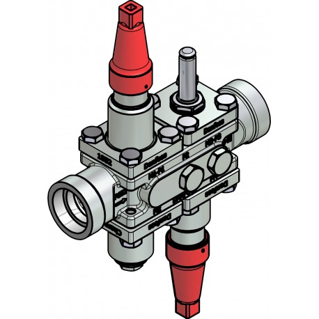 027L3072 DANFOSS REFRIGERATION Ventilstation, ICF 20-4-9, 32 mm, Standardmäßiger Anschluss: ASME B 16.11