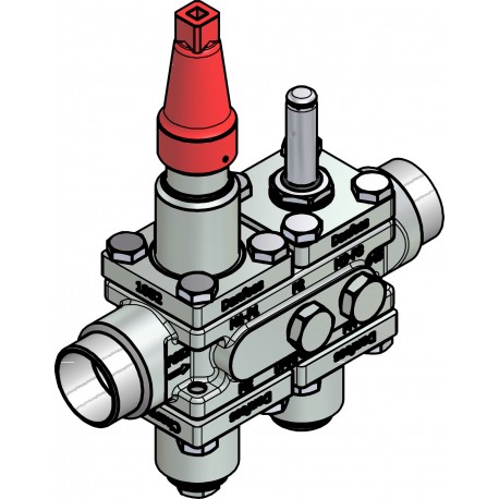027L3084 DANFOSS REFRIGERATION Valve station, ICF 20-4-11, 32 mm, Connection standard: EN 10220