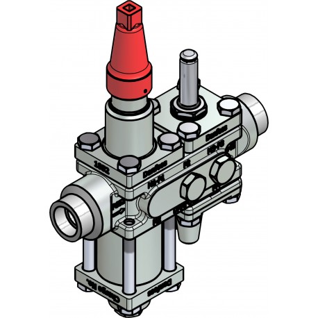 027L3366 DANFOSS REFRIGERATION Valve station, ICF 20-4-8, 20 mm, Connection standard: ASME B 16.11