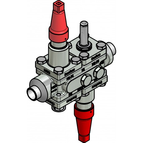 027L3385 DANFOSS REFRIGERATION Valve station, ICF 20-4-90, 20 mm, Connection standard: EN 10220