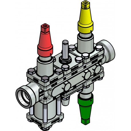 027L3017 DANFOSS REFRIGERATION Valve station, ICF 20-6-2RA, 32 mm, Connection standard: ASME B 16.11
