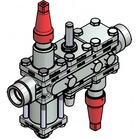 027L3032 DANFOSS REFRIGERATION Ventilstation, ICF 20-6-4, 25 mm, Standardmäßiger Anschluss: ASME B 16.11